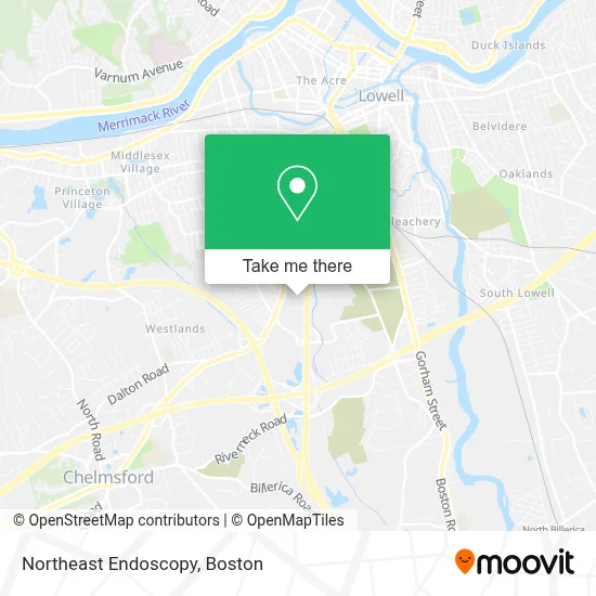 Northeast Endoscopy map