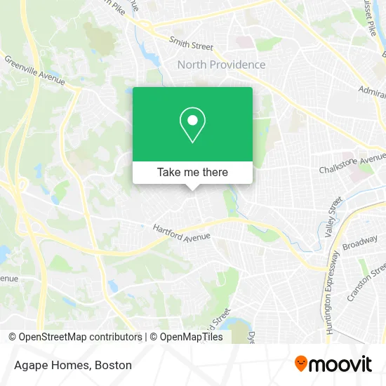 Agape Homes map