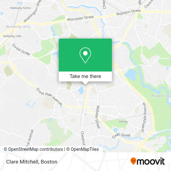 Clare Mitchell map