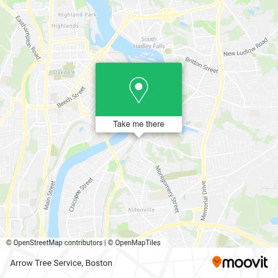 Arrow Tree Service map