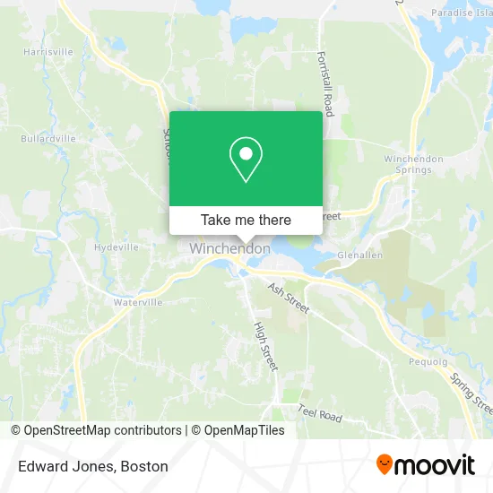 Edward Jones map