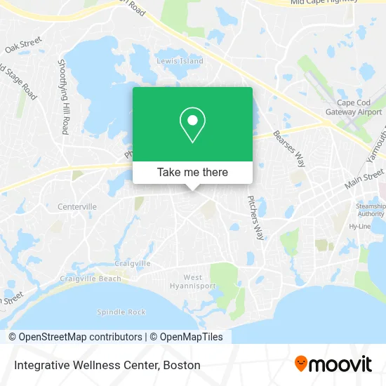 Integrative Wellness Center map