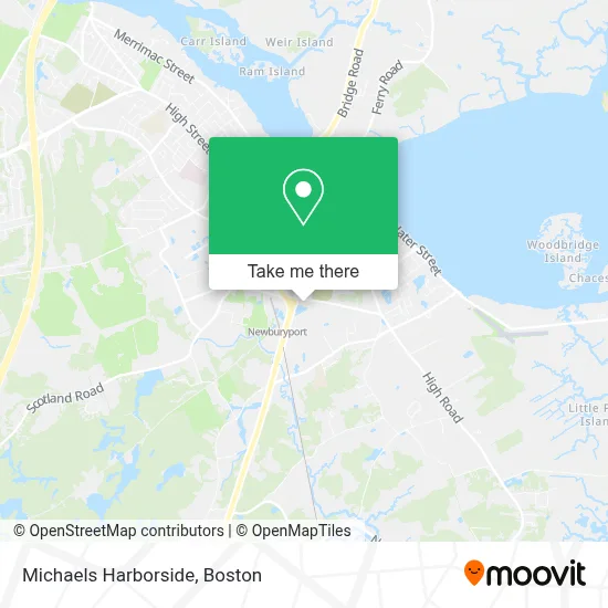 Michaels Harborside map