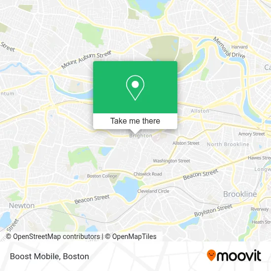 Boost Mobile map