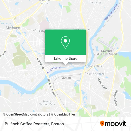 Bulfinch Coffee Roasters map