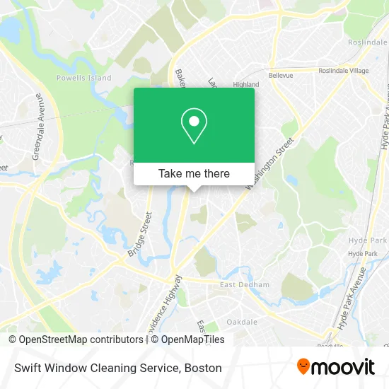Swift Window Cleaning Service map