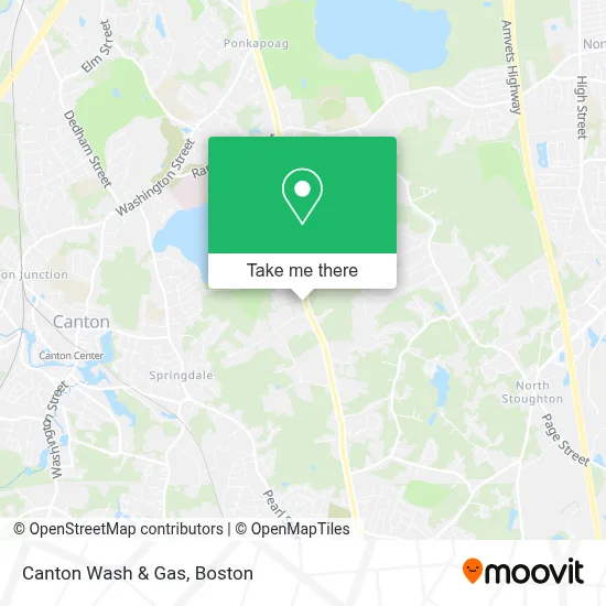 Canton Wash & Gas map