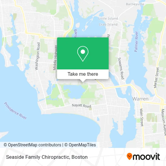 Seaside Family Chiropractic map