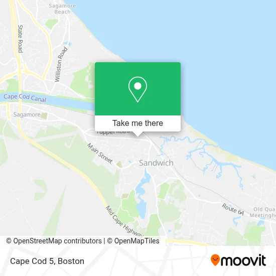 Cape Cod 5 map