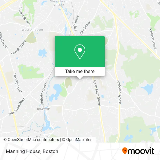 Manning House map