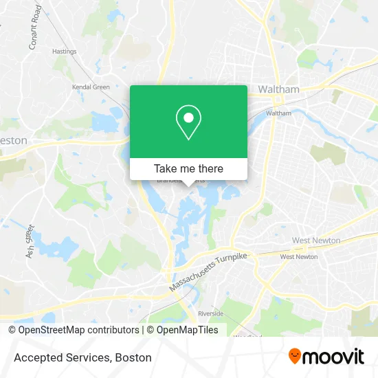 Accepted Services map