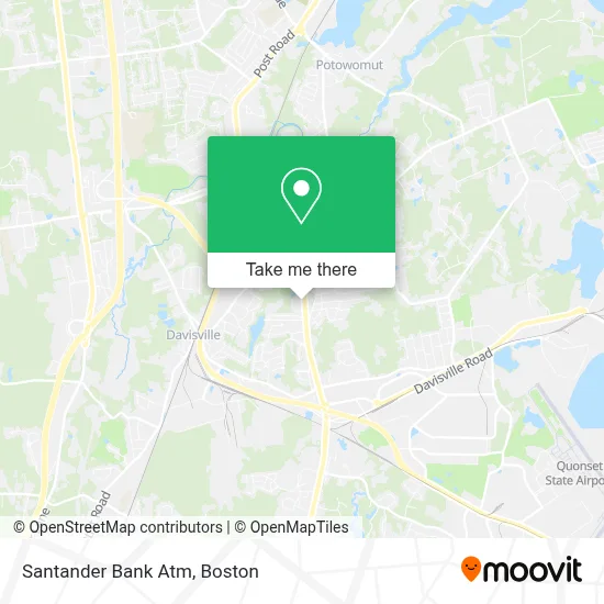 Santander Bank Atm map