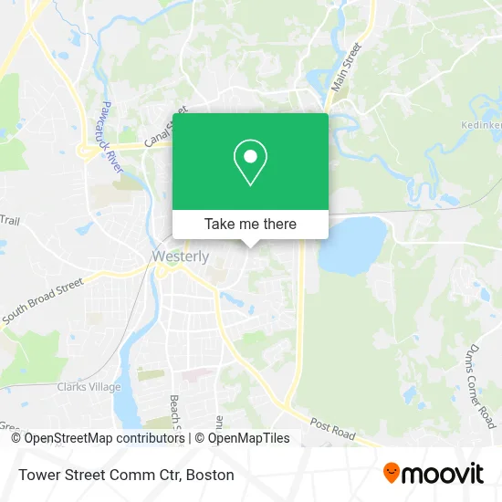 Tower Street Comm Ctr map