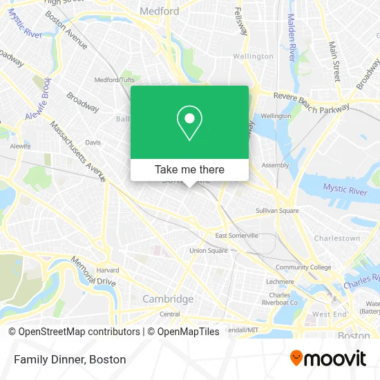 Family Dinner map
