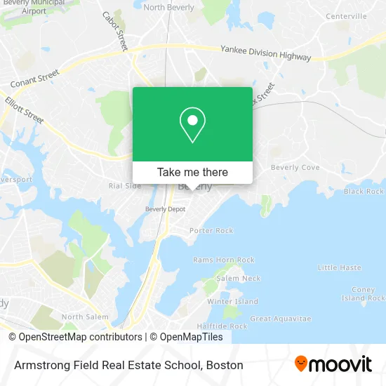 Armstrong Field Real Estate School map