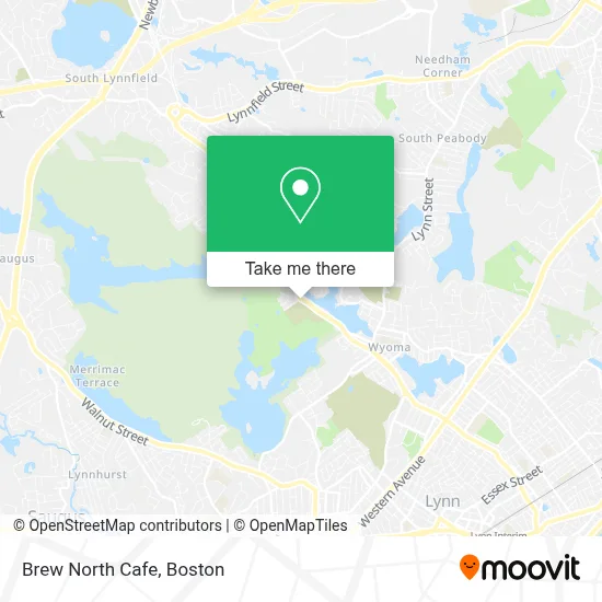 Brew North Cafe map
