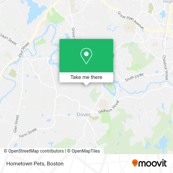 Hometown Pets map