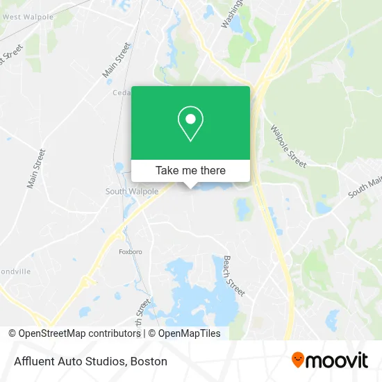 Affluent Auto Studios map