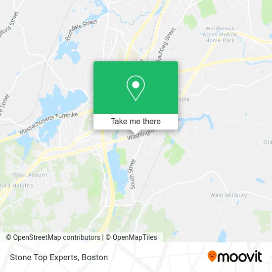 Stone Top Experts map