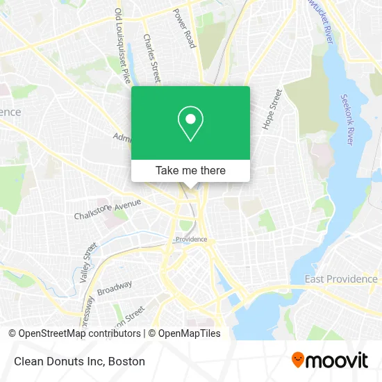 Clean Donuts Inc map