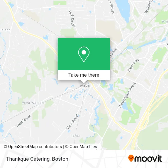 Thankque Catering map