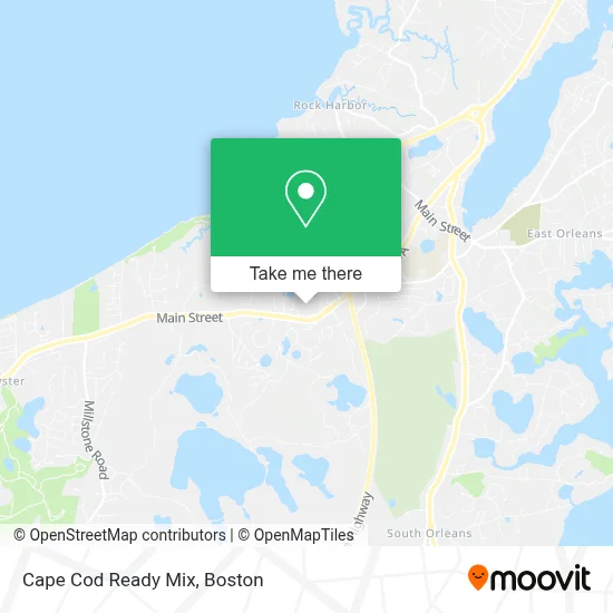 Cape Cod Ready Mix map