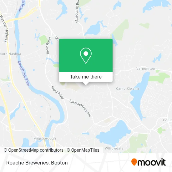Roache Breweries map