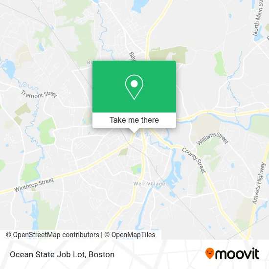 Ocean State Job Lot map