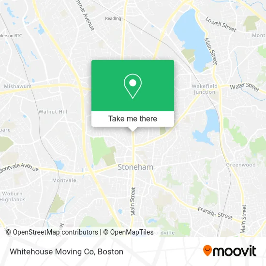 Whitehouse Moving Co map