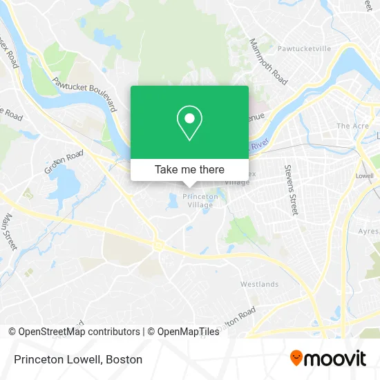 Princeton Lowell map