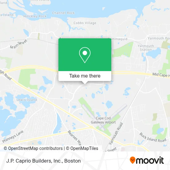 J.P. Caprio Builders, Inc. map