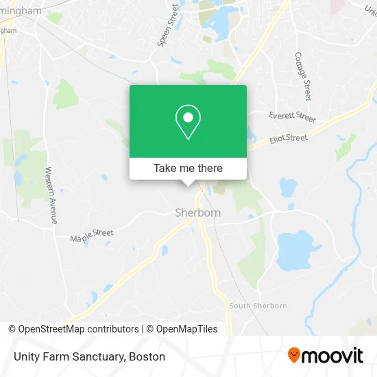 Unity Farm Sanctuary map