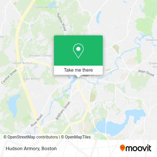 Hudson Armory map