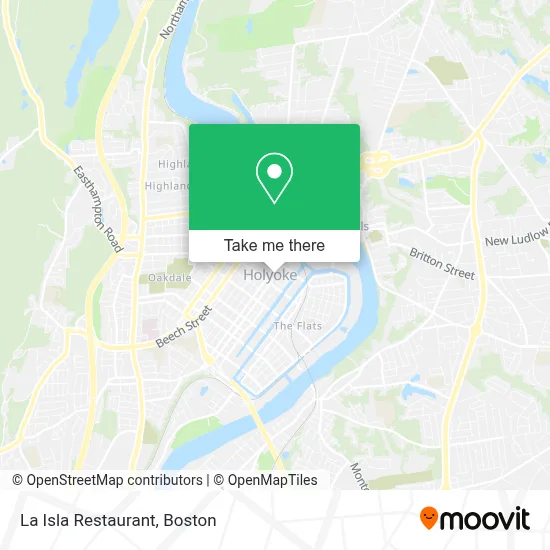 La Isla Restaurant map