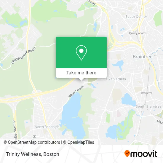 Trinity Wellness map
