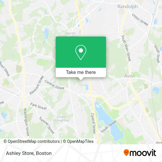 Ashley Store map