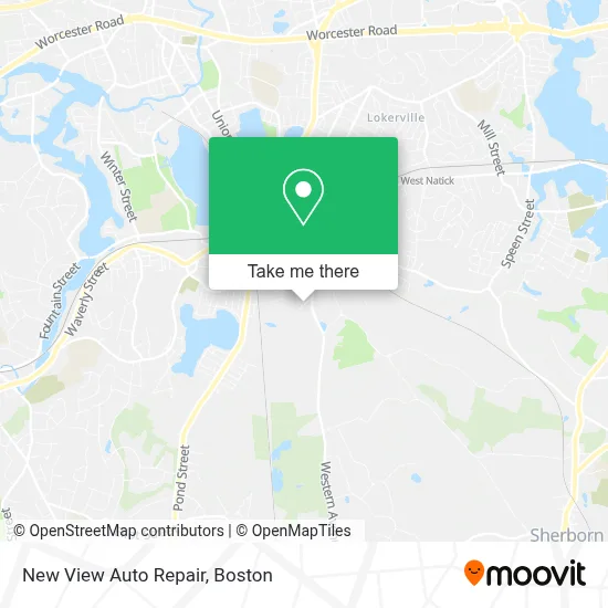 New View Auto Repair map