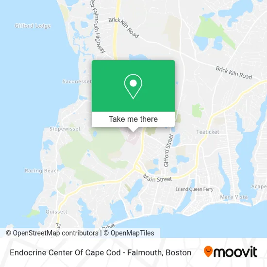 Endocrine Center Of Cape Cod - Falmouth map