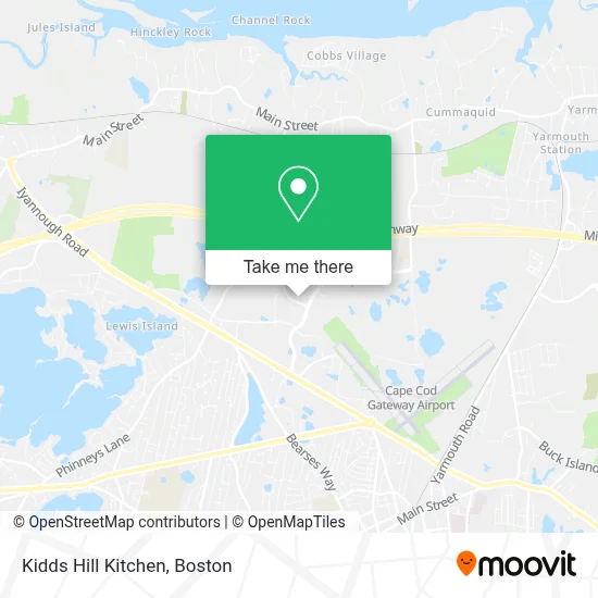 Kidds Hill Kitchen map
