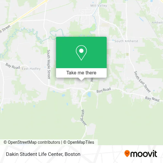 Dakin Student Life Center map