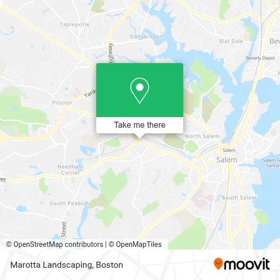 Marotta Landscaping map