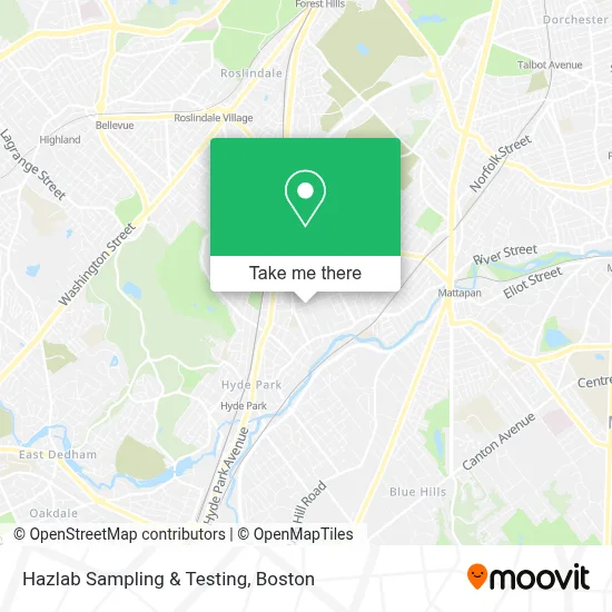 Hazlab Sampling & Testing map