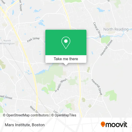 Mars Institute map