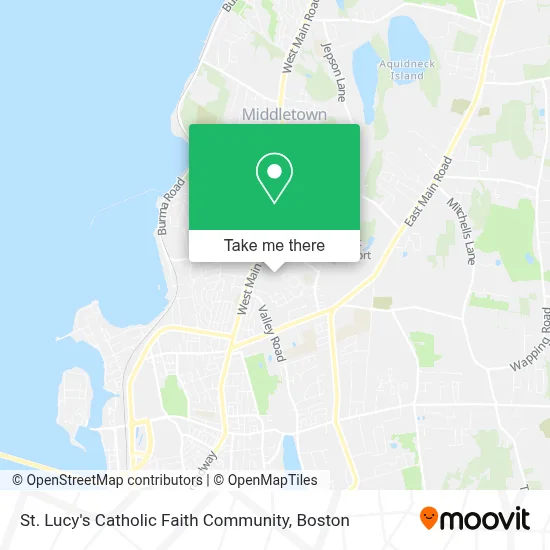 St. Lucy's Catholic Faith Community map