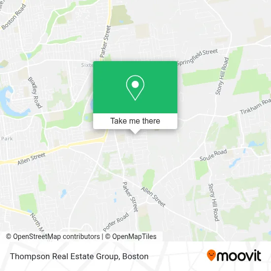 Thompson Real Estate Group map