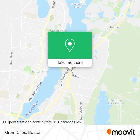 Great Clips map