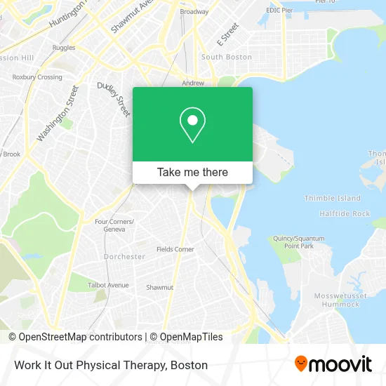 Work It Out Physical Therapy map