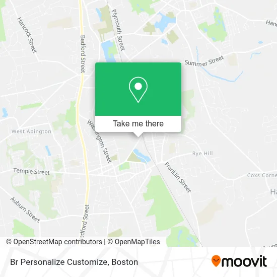 Br Personalize Customize map