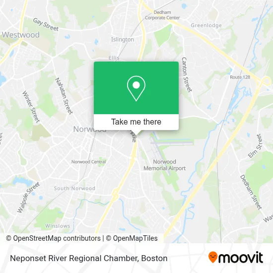 Neponset River Regional Chamber map
