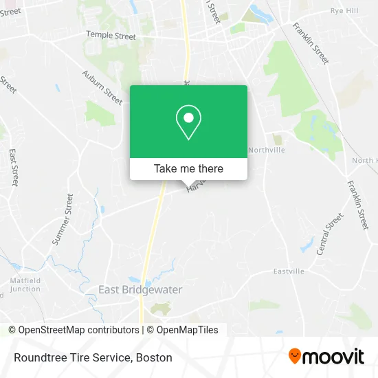 Roundtree Tire Service map